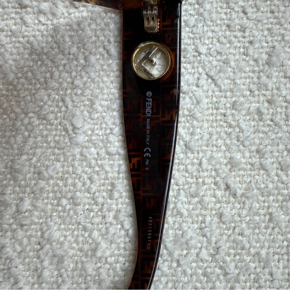 Fendi Brown Patterned Sunglasses